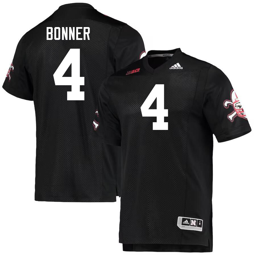 Nebraska Cornhuskers #4 Janiran Bonner College Football Jersey Stitched-Black Nebraska Cornhuskers #4 Janiran Bonner College Football Jersey Stitched-Black